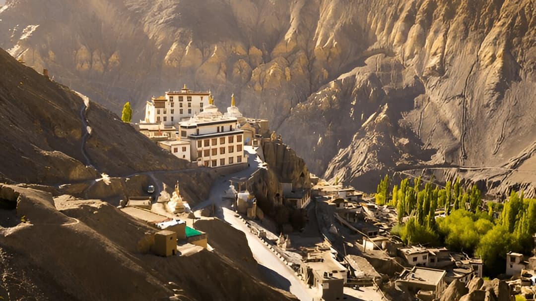 picturesque village