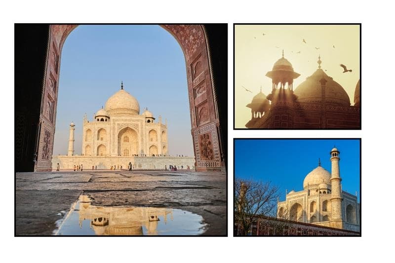 1. Witnessing the Sunrise at the Taj Mahal