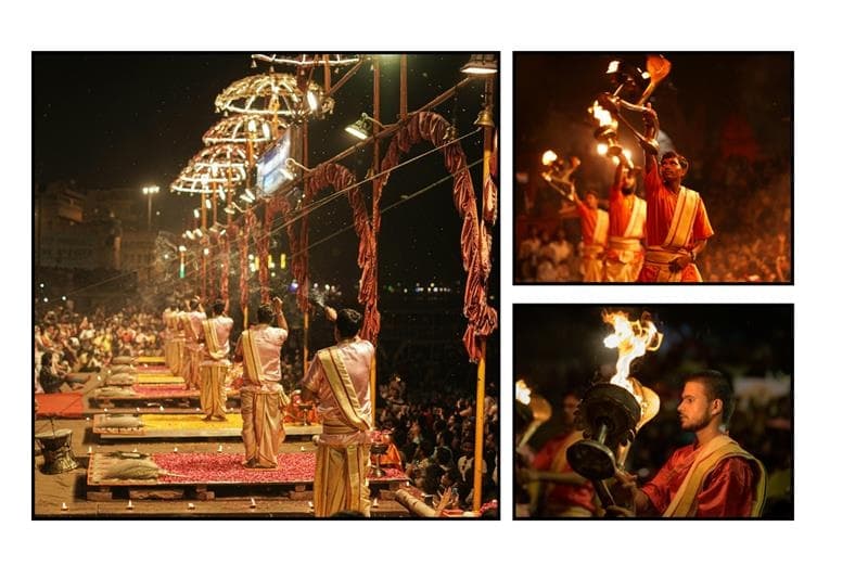 4. The Spiritual Symphony: Varanasi Ganga Aarti